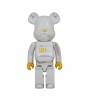 Bearbrick 20th Anniversary 1000% Gold & Silver Chrome Ver.