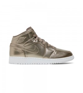 Кроссовки Air Jordan 1 Mid Sepia Stone GS