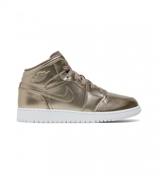 Кроссовки Air Jordan 1 Mid Sepia Stone GS
