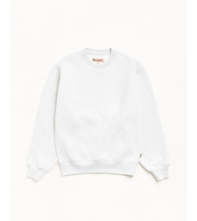Свитшот Stussy Fleece Crew Ash Heather