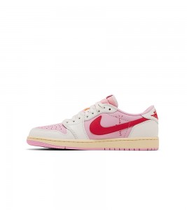 Jordan 1 Retro Low OG SP Travis Scott Sail Tropical Pink - Фото №2