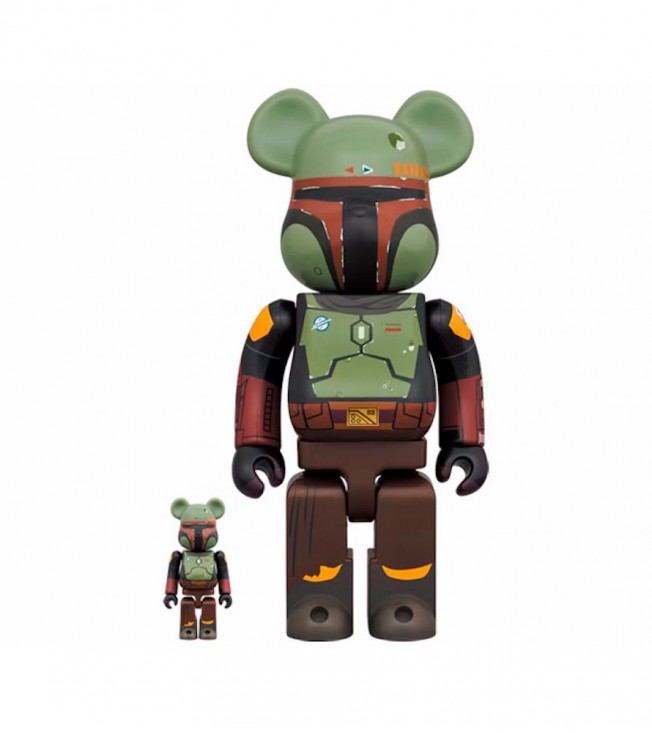 Bearbrick x Star Wars Boba Fett (Recovered Armor) 100% & 400% Set