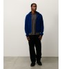Свитер Stussy Waffle Cashmere Zip Hood Sweater Navy