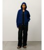 Свитер Stussy Waffle Cashmere Zip Hood Sweater Navy