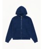 Свитер Stussy Waffle Cashmere Zip Hood Sweater Navy