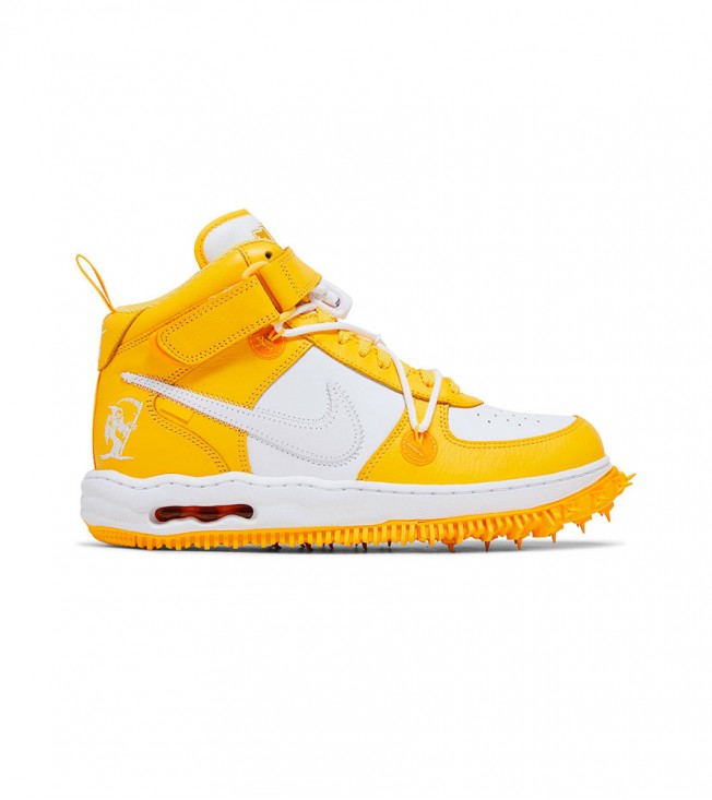 Off-White Nike Air Force 1 Mid SP Leather 'Varsity Maize'