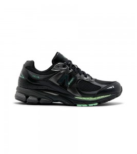 New Balance 2002R Black Silver Green