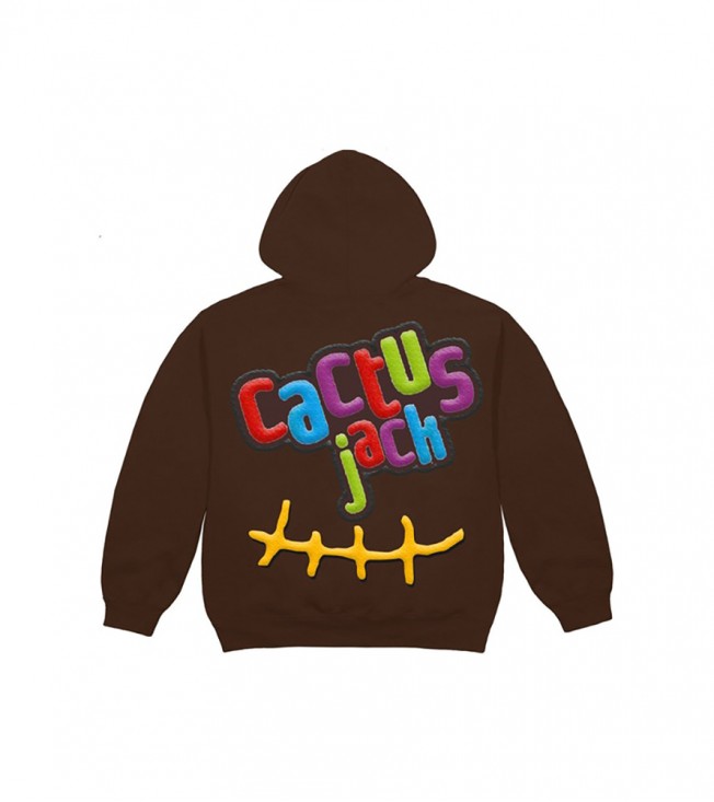 Худи Travis Scott x McDonald's Cj Smile Brown
