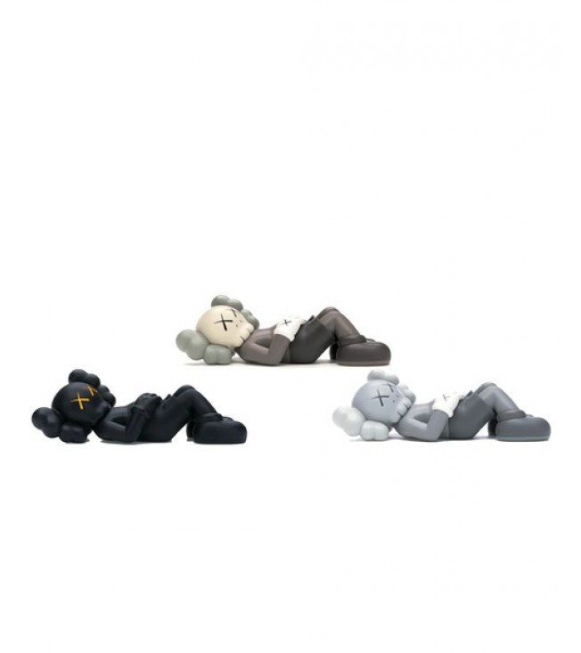 KAWS Holiday Japan Vinyl Figure Black/Brown/Grey Set 24 см