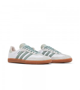 adidas Samba OG Silver Green Putty Mauve  WMNS - Фото №2