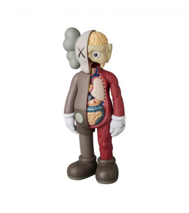 KAWS Companion Flayed Open Edition Vinyl Figure Brown 28 см