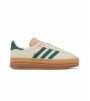 adidas Gazelle Bold Magic Beige Collegiate Green WMNS