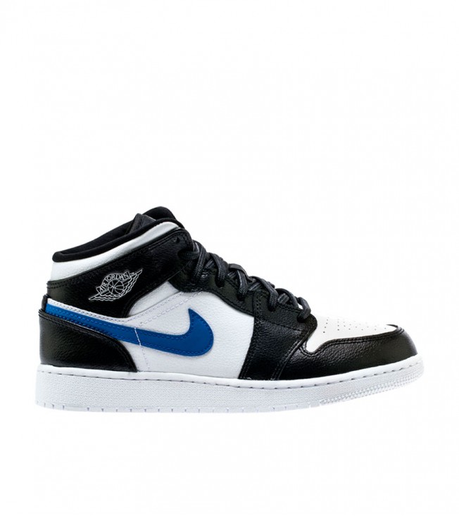 Кроссовки Air Jordan 1 Mid Multi Color Swoosh GS