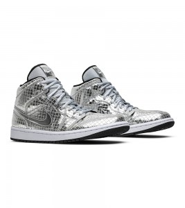 Кроссовки Jordan 1 Mid SE Disco Metallic Silver WMNS - ???? ?20