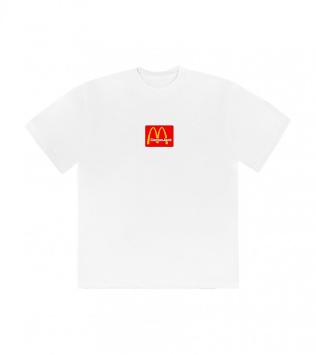 Футболка Travis Scott x McDonald's Sesame White