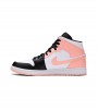 Кроссовки Jordan 1 Mid Arctic Orange Black Toe