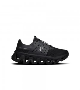 On Running Cloudswift Black Silver Wmns