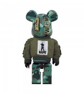 Bearbrick x Bape x Alpha Industries 1000% - ???? ?20