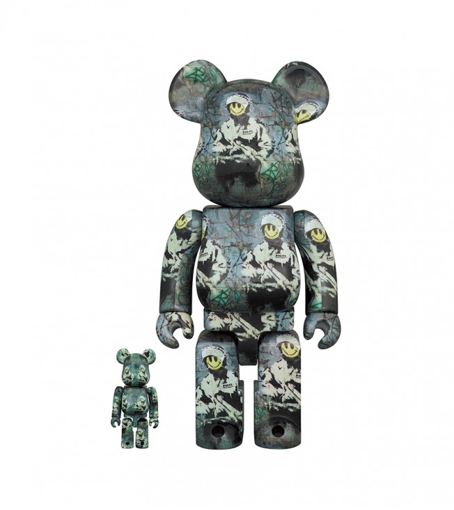 Bearbrick Riot Cop 100% & 400% Set
