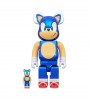 Bearbrick Sonic The Hedgehog 100% & 400% Set Chrome