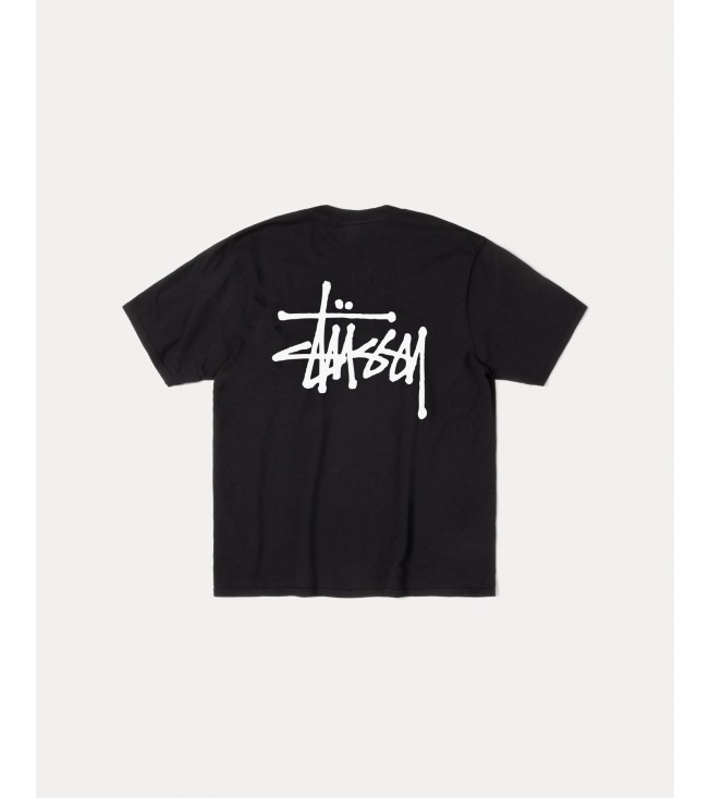 Футболка Stussy Basic Tee Pigment Dyed Black