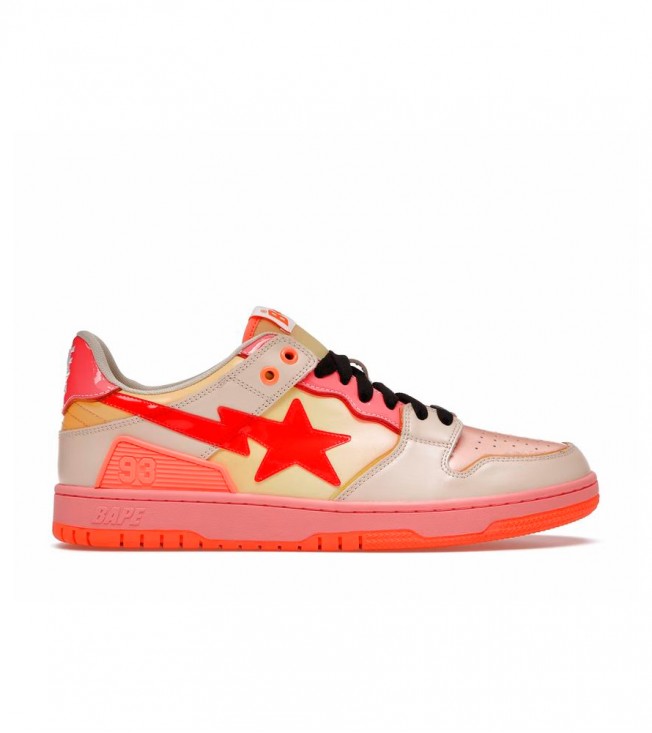 Кроссовки A Bathing Ape Bape SK8 Sta Orange