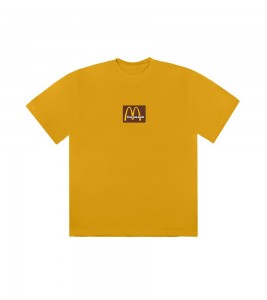 Футболка Travis Scott x McDonald's Sesame Inv II Gold