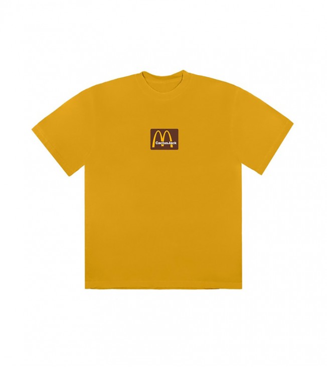 Футболка Travis Scott x McDonald's Sesame Inv II Gold