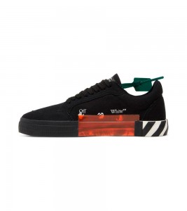 OFF-WHITE Vulc Low Canvas Black White Black (SS22) - ???? ?20