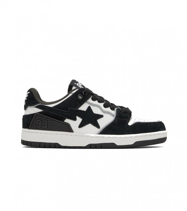 A Bathing Ape Bape SK8 Sta Black Suede
