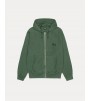 Худи Stussy Basic Zip Hoodie Pigment Dyed Pine