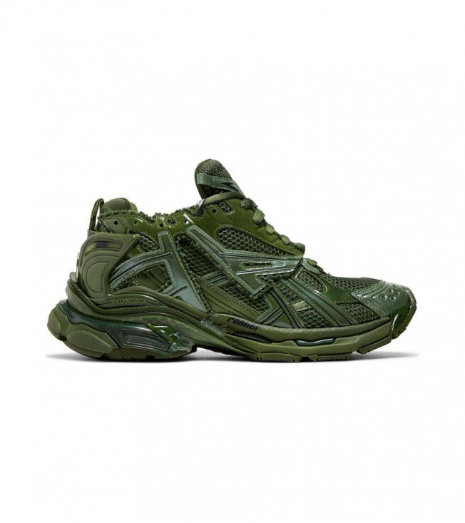 Balenciaga Runner Leather Free Khaki
