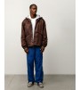Куртка Stussy Hooded Coaches Jacket Brown