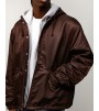 Куртка Stussy Hooded Coaches Jacket Brown