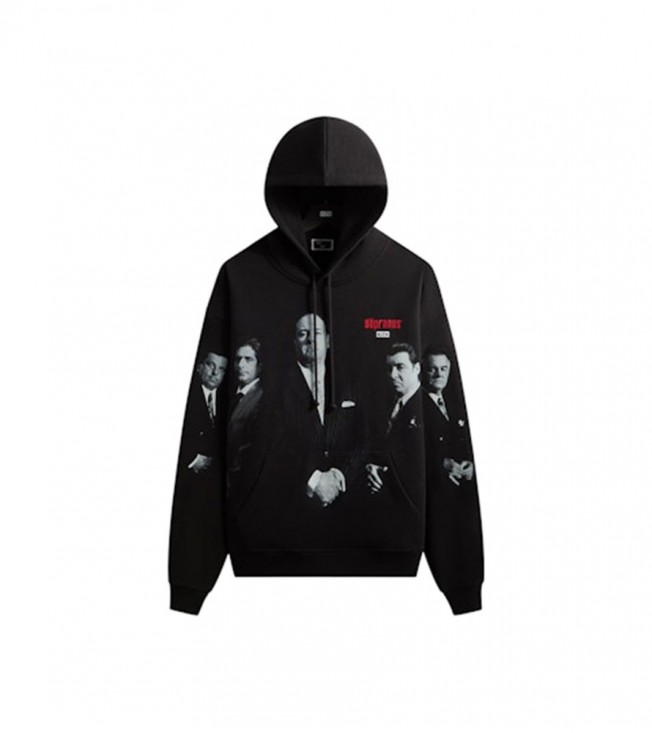 Худи Kith x The Sopranos Arched Character Nelson Black