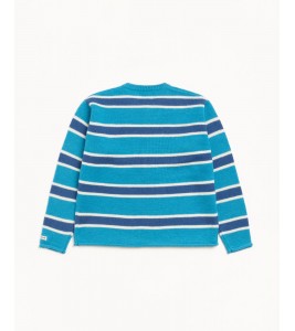 Свитер Stussy Striped Wool Sweater Blue - Фото №2