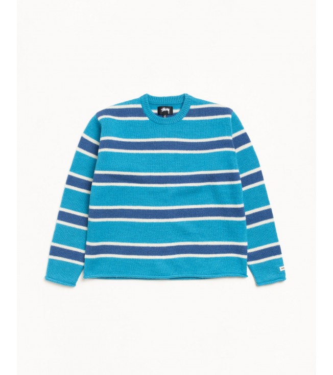 Свитер Stussy Striped Wool Sweater Blue