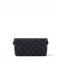 Кошелек Louis Vuitton Montsouris Wearable Wallet Monogram Eclipse Canvas