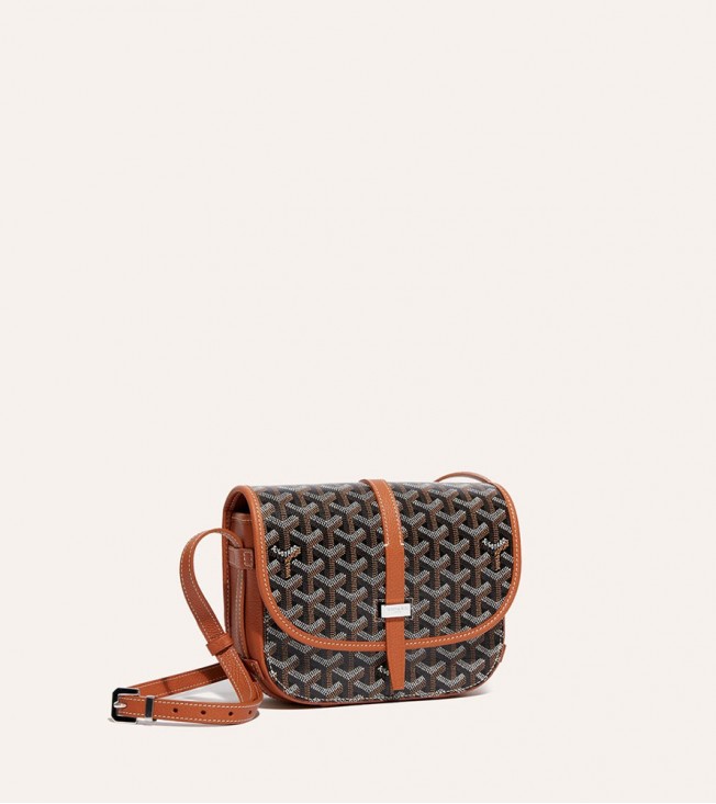 Сумка Goyard Belvedere PM Bag Black & Tan