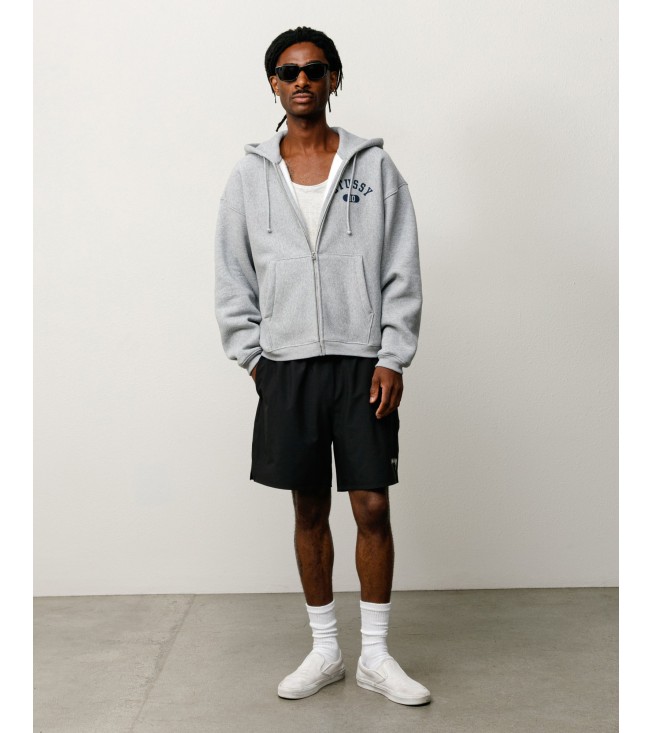Худи Stussy Varsity Zip Hoodie Grey Heather