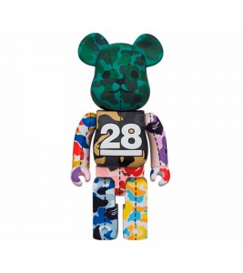 Bearbrick x BAPE 28th Anniversary Camo #4 400%