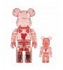 Bearbrick x Emotionally Unavailable Red Heart 100% & 400% Set Red