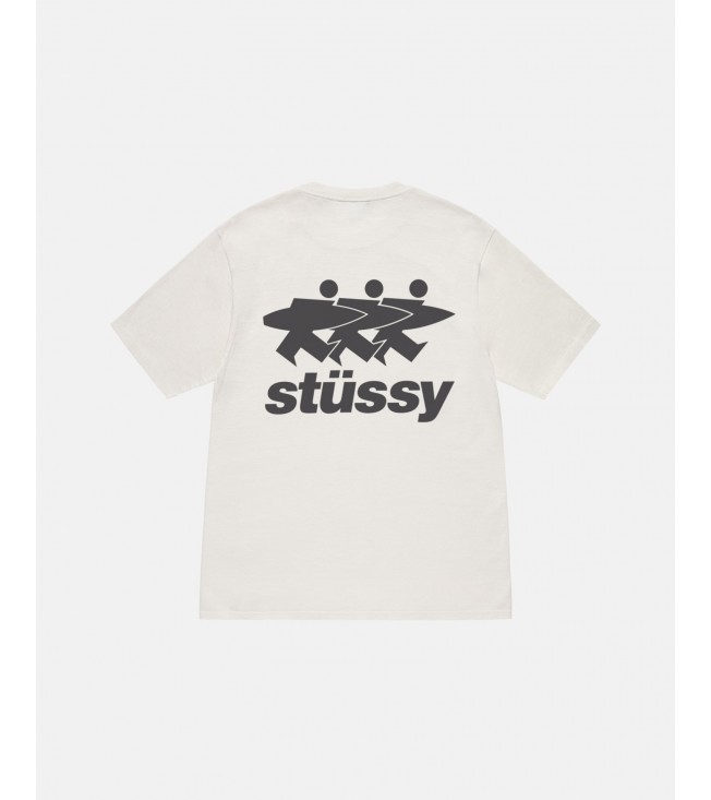 Stussy Surfwalk Pigment Dyed Tee Natural