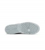 Кроссовки Air Jordan 1 Mid Black Particle Grey Gym Red GS