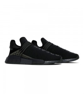 Кроссовки adidas Pharrel x NMD Human Race 'Triple Black' - Фото №2