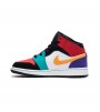 Кроссовки Air Jordan 1 Mid Bred Multi Color GS