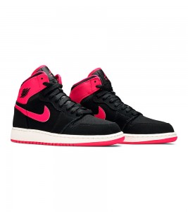 Кроссовки Air Jordan 1 Retro High Black Vivid Pink GS - ???? ?20