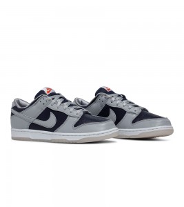 Nike Dunk Low College Navy Grey WMNS - Фото №2