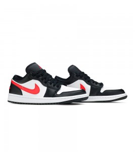 Кроссовки Air Jordan 1 Low Black Siren Red WMNS - Фото №2