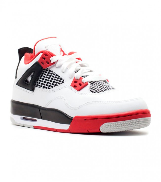 Кроссовки Jordan 4 Retro Fire Red 2012 (GS)